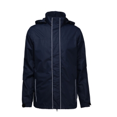 Detachable hooded and reflection jacket