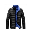 Pato Collar ultra delgada inviernos plegable soporte chaqueta para los hombres